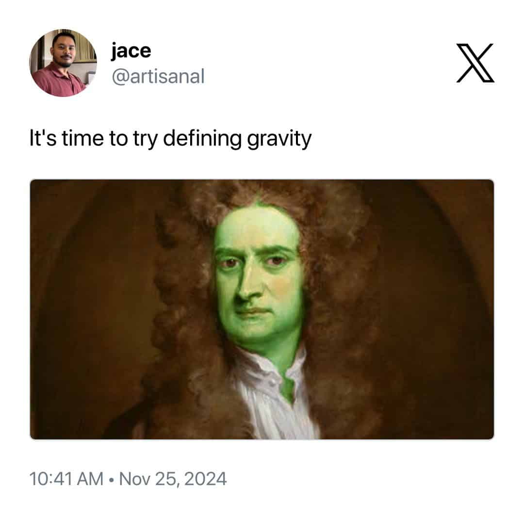 It's time to try defining gravity