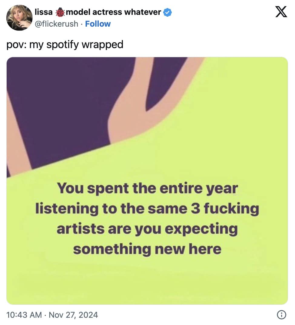 spotify wrapped memes, spotify memes, streaming memes, playlist memes, music app memes