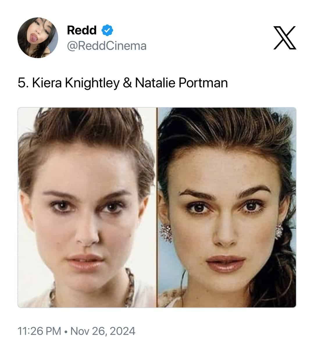 Kiera Knightley & Natalie Portman