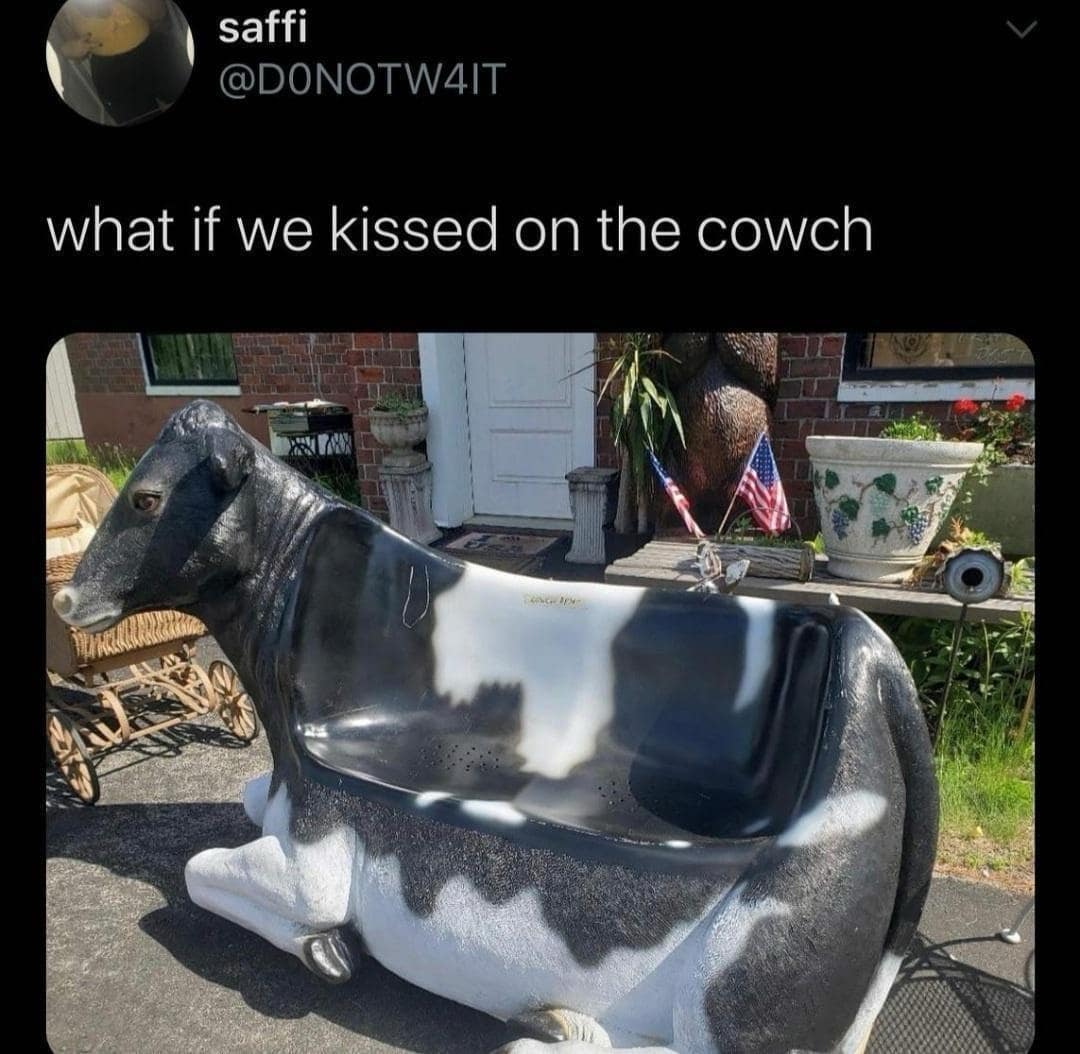 saffi @DONOTW4IT what if we kissed on the cowch