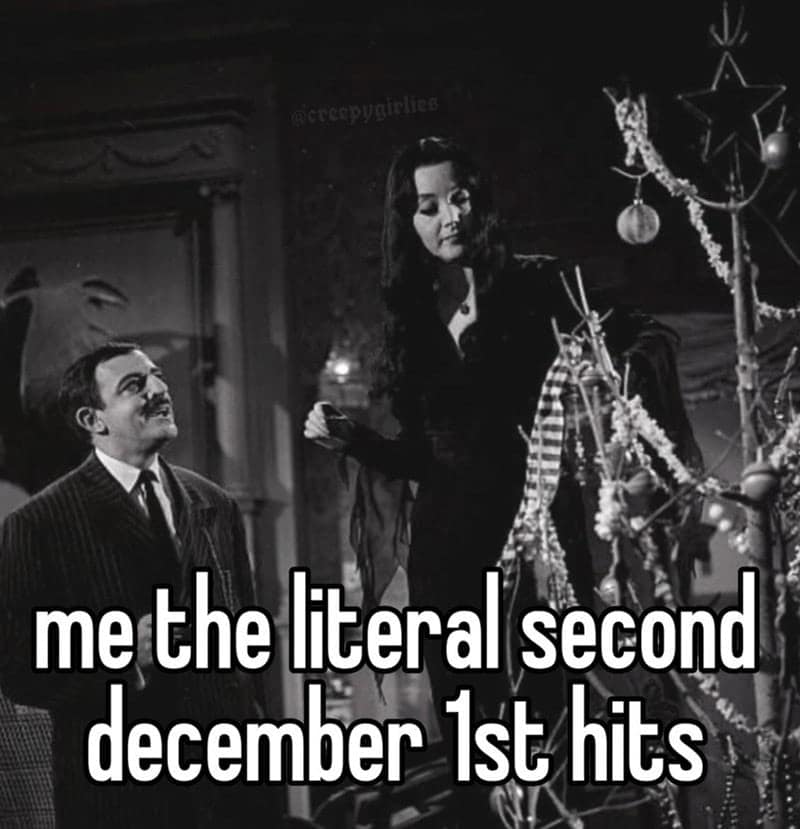 me the literal second december 1st hits