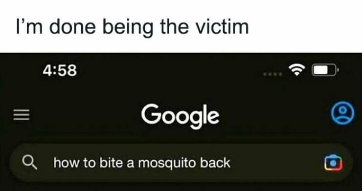 how to bite a mosquito back