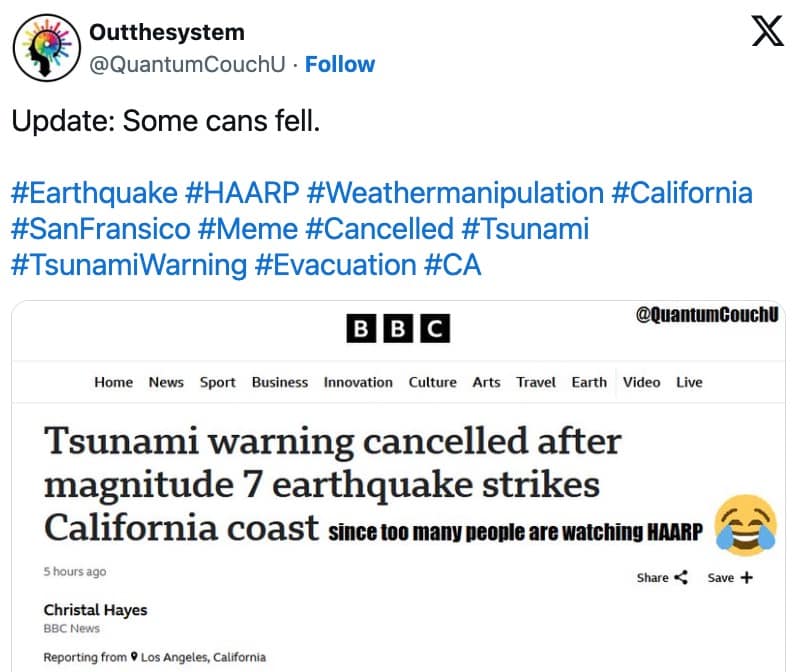 tsunami memes, earthquake alert memes, tsunami threat memes, seismic activity, bay area tsunami