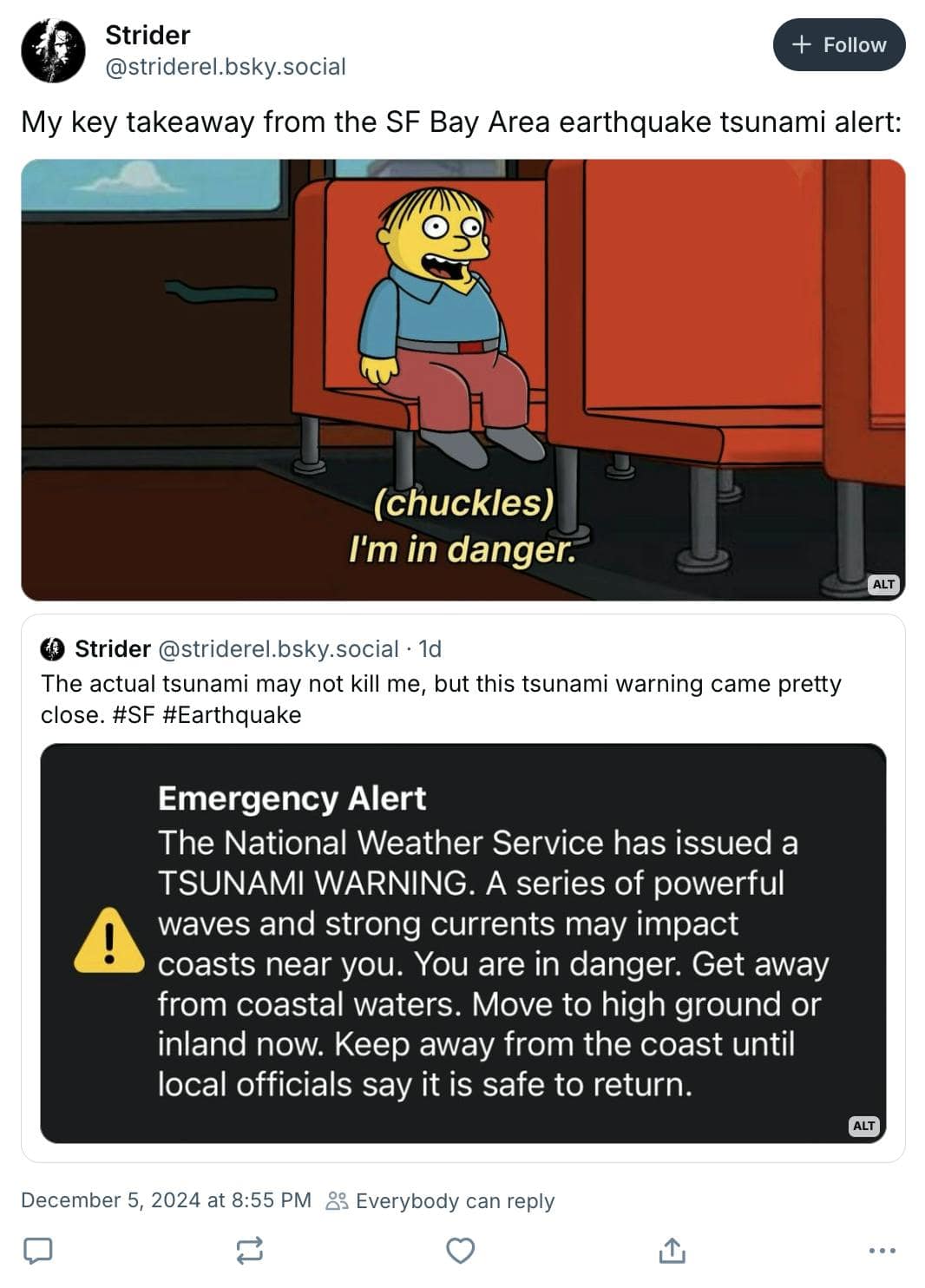 tsunami memes, earthquake alert memes, tsunami threat memes, seismic activity, bay area tsunami