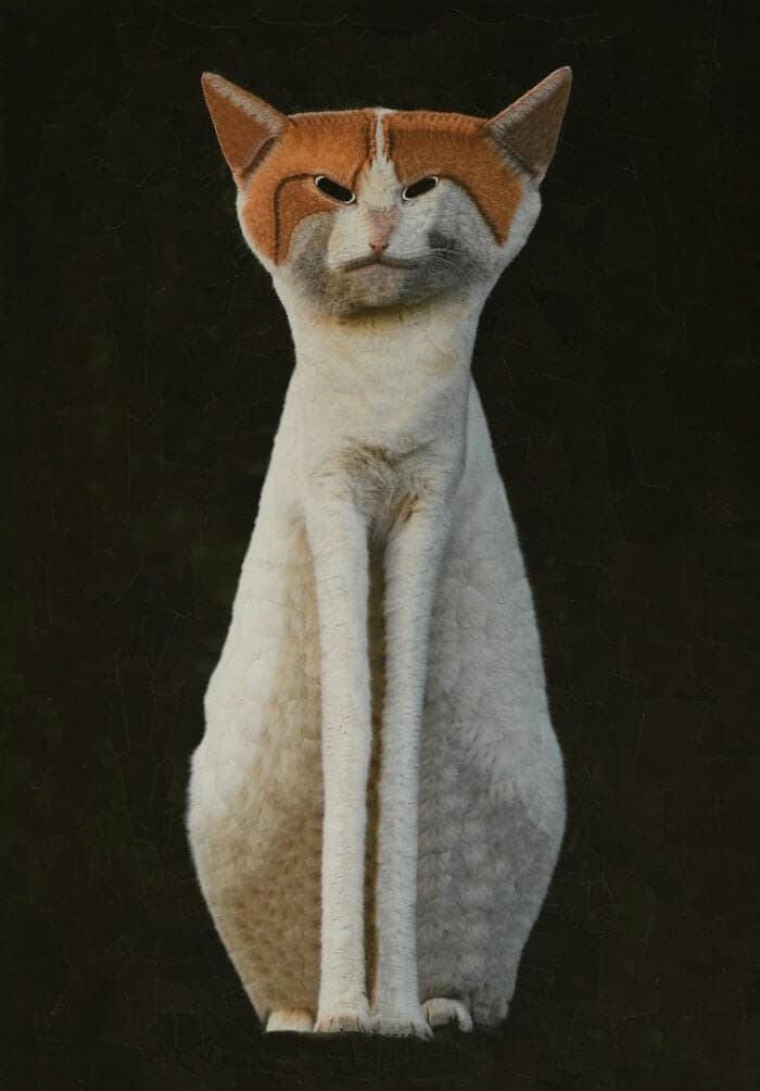 lola dupre, surreal collage, warped painting, bizarre art, animal paintings, creature-based art, fauna portraits, pet canvases, distorted portraits warped visuals, twisted figure art, reconfigured faces