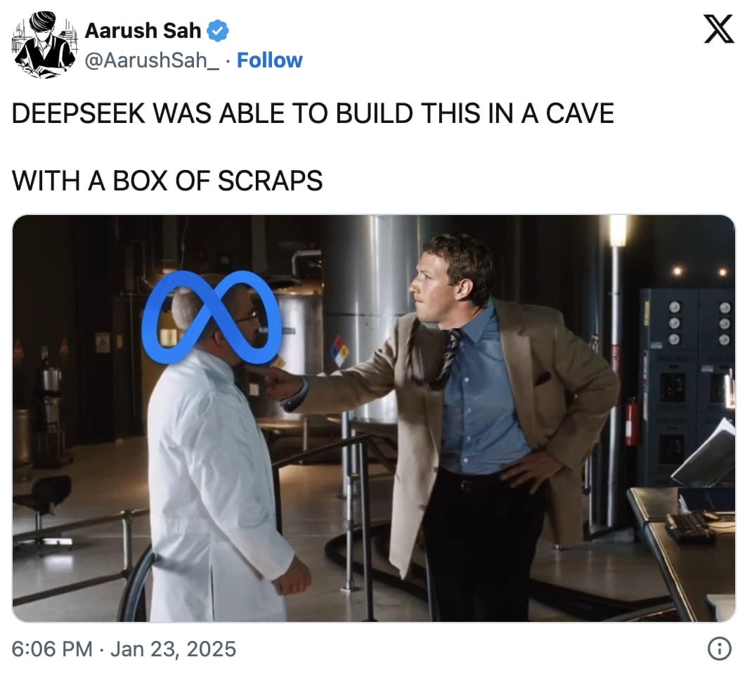 deepseek memes, deepseek AI memes, Deepseek AI technology, Deepseek financial tool, Deepseek market analysis, AI-driven stock analysis, disruptive AI tools, game-changing AI tools, innovative AI solutions, cutting-edge financial AI, stock market memes, financial humor, investing memes, Wall Street jokes