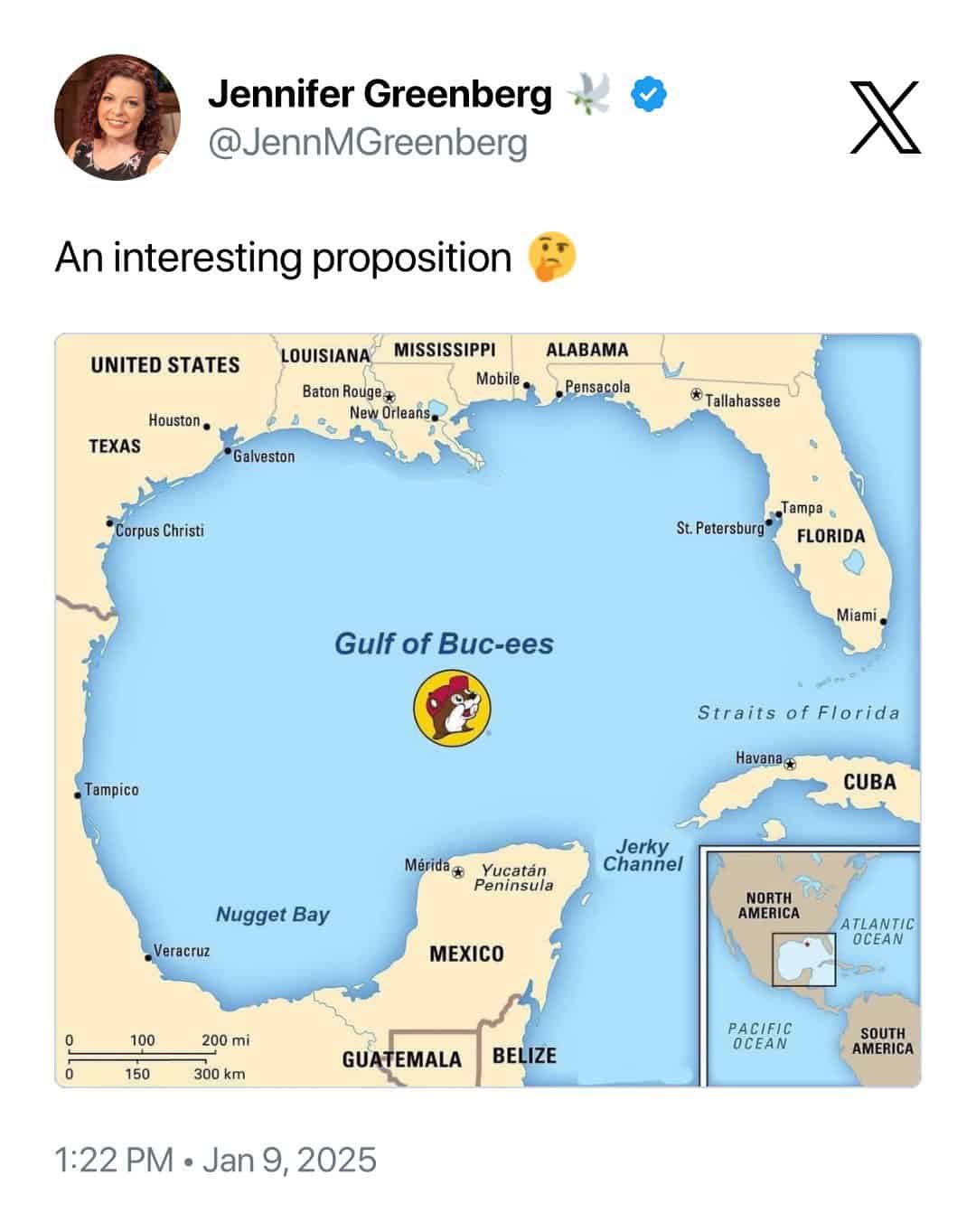 An interesting proposition. Gulf of Buc-ees