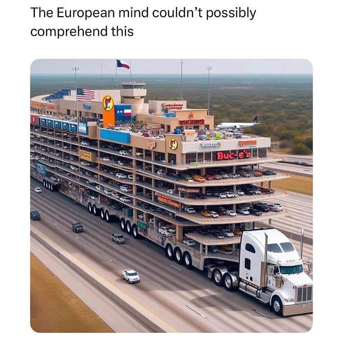 The European mind couldn't possibly comprehend this