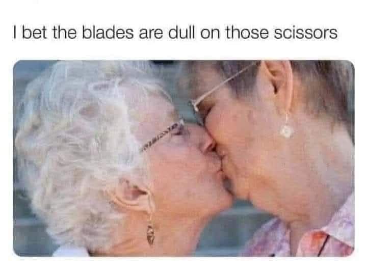 I bet the blades are dull on those scissors