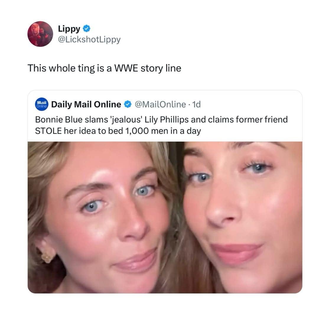 This whole ting is a WWE story line mail Online Daily Mail Online • @MailOnline • 1d