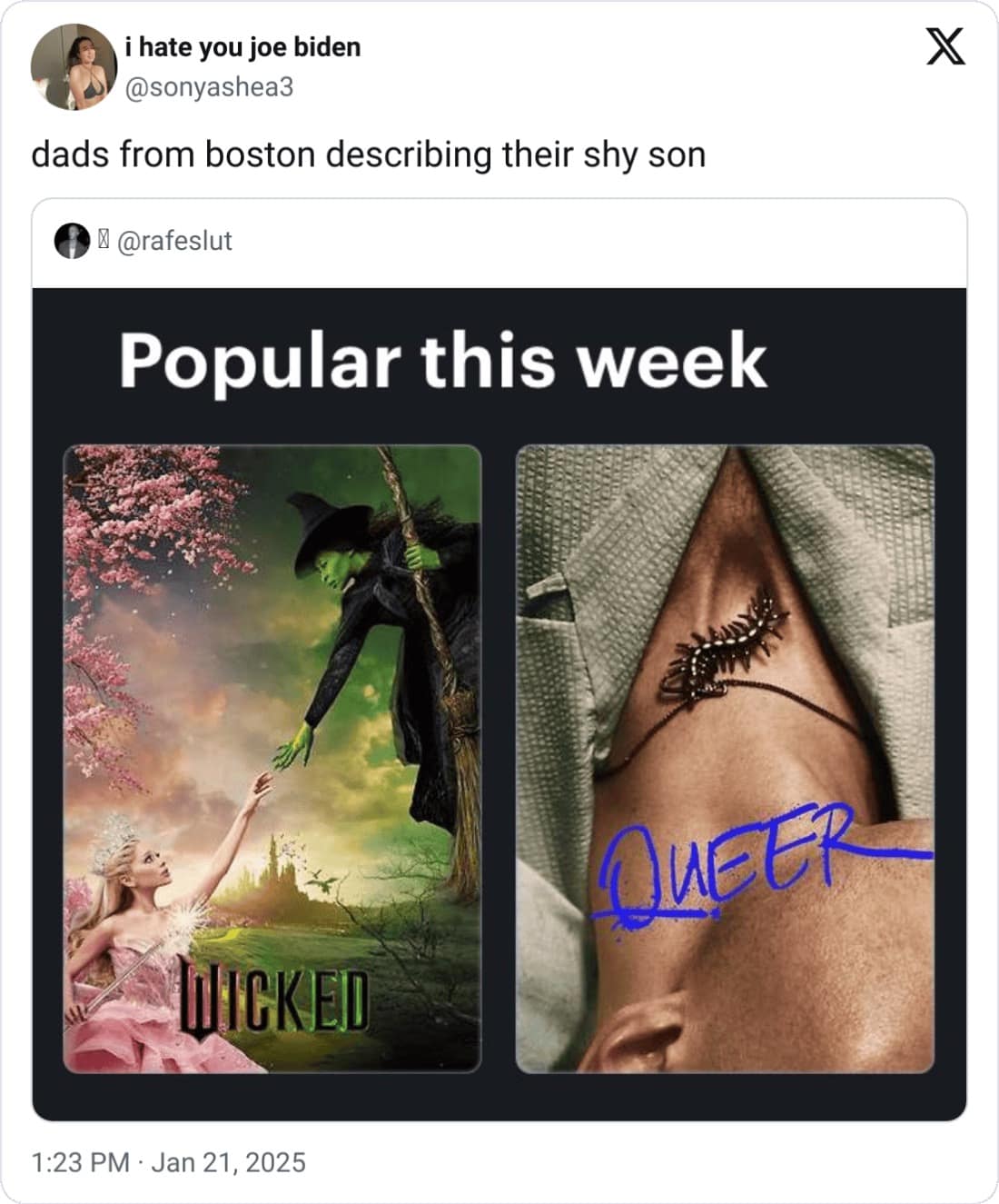 dads from boston describing their shy son