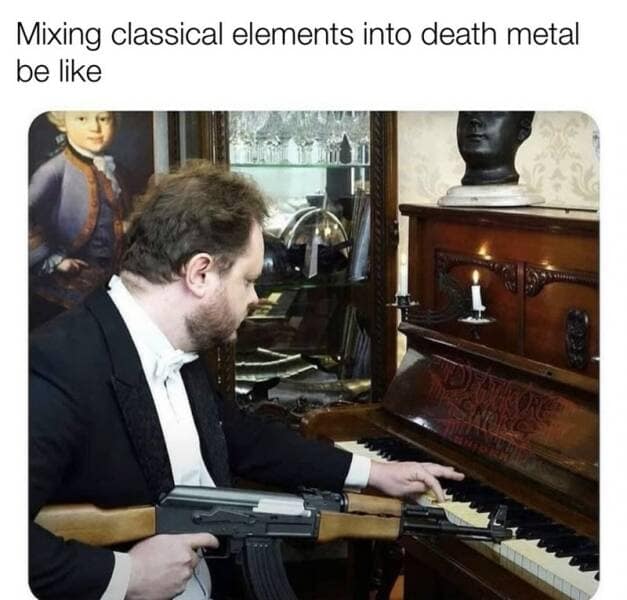Mixing classical elements into death metal be like