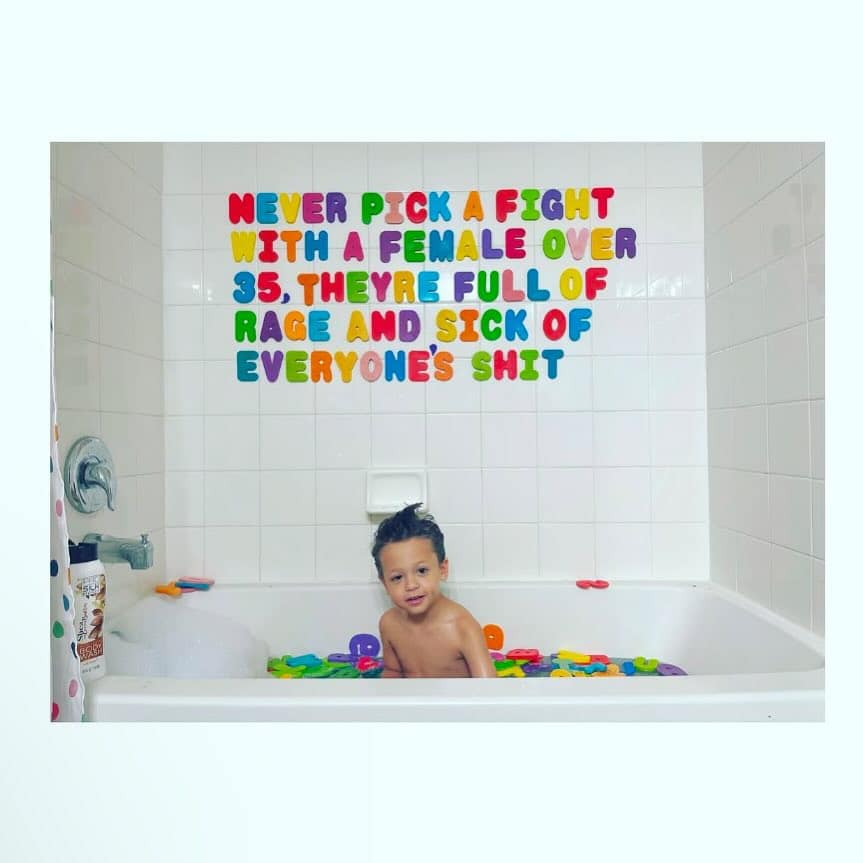 NEVER PICK A FIGHT WITH A FEMALE OVER 35, THEYRE FULL OF RAGE AND SICK OF EVERYONE'S SHIT