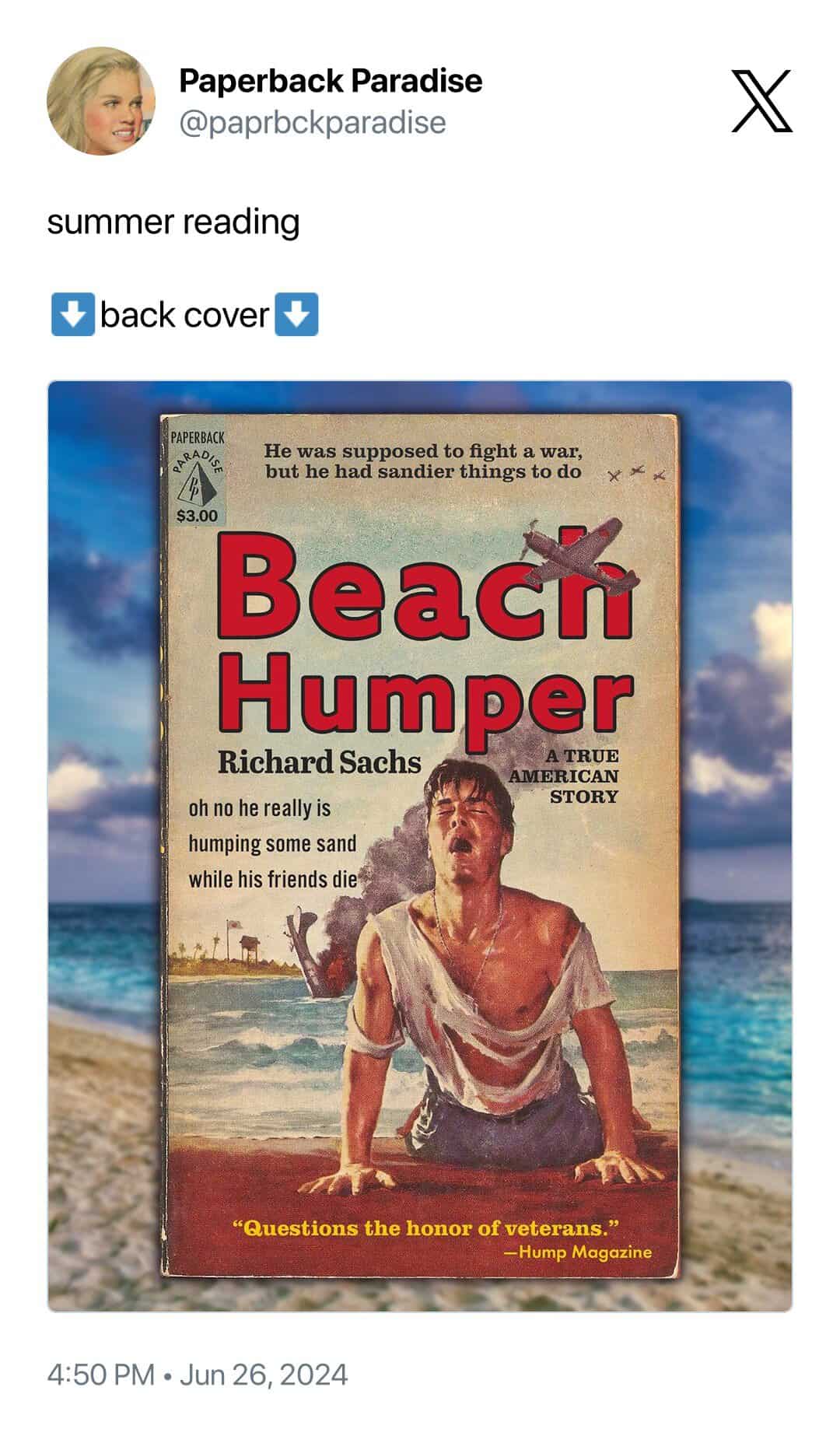 Beach Humper Richard Sachs