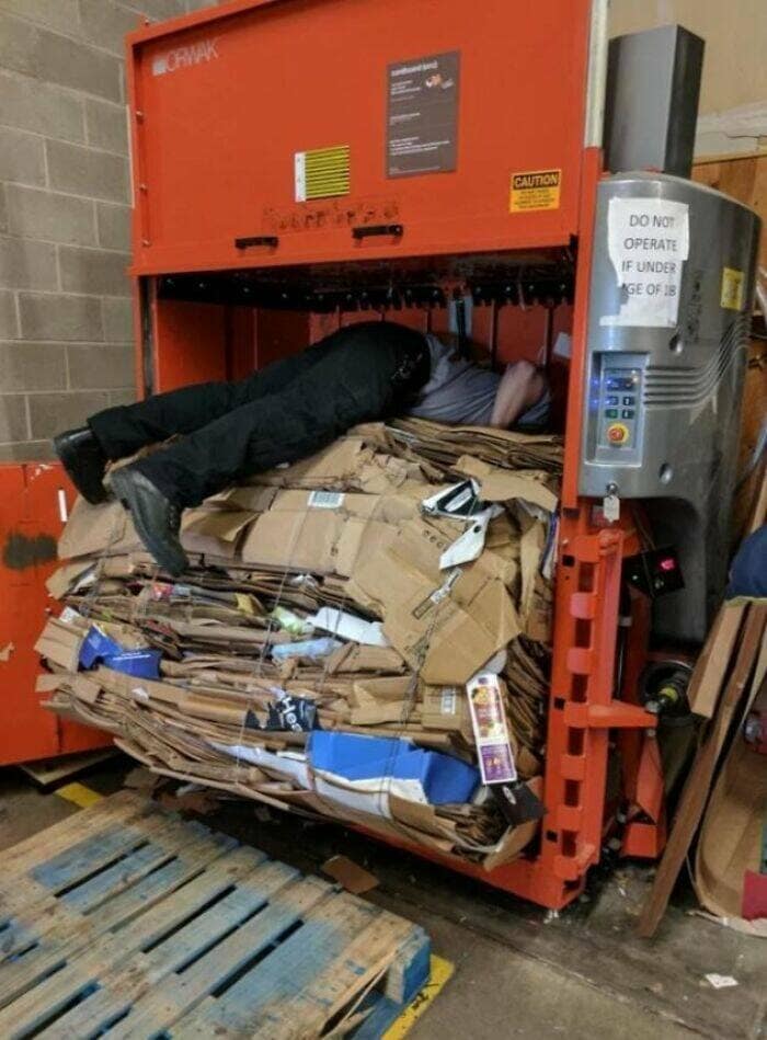 safety third, disregard for safety, safety optional, near-miss antics, workplace safety jobsite caution, work hazard tips, safety rules sarcasm