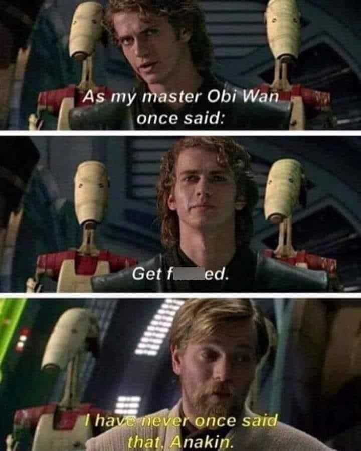 star wars memes, galaxy memes, Jedi memes, Sith memes, prequel memes, Baby Yoda memes, lightsaber memes, Anakin memes, Grogu memes, Obi-Wan memes