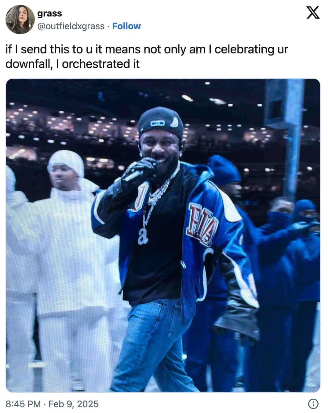 kendrick halftime show memes, Super Bowl LIX halftime show, 2025 Super Bowl performance, Kendrick Lamar Super Bowl set, Super Bowl halftime highlights, Kendrick Lamar memes, Kendrick Super Bowl memes, Kendrick Lamar reaction memes, viral Kendrick memes, Drake diss track memes, Not Like Us memes, Kendrick vs. Drake memes, rap beef memes, kendrick memes