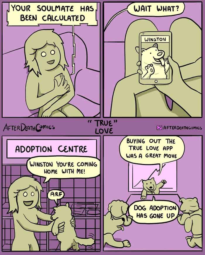 dark humor comics, after death comics, funny web comics, grim panels, eerie illustrations, spooky jokes, grim cartoons, spooky doodles, haunting drawings, ghostly lines, twisted humor, dark comedic style, ominous wisecracks, shadowy quips, morbid jokes, taboo laughs, gloomy punchlines, macabre banter