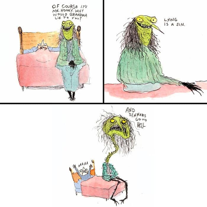 dark humor comics, kyle beaudette, twisted cartoon panels, grim comedic strips, edgy satirical sketches, morbid humor, disturbing laughs, macabre jokes, adult cartoons, mature comics, grown-up art, offensive jokes, controversial gags, borderline quips