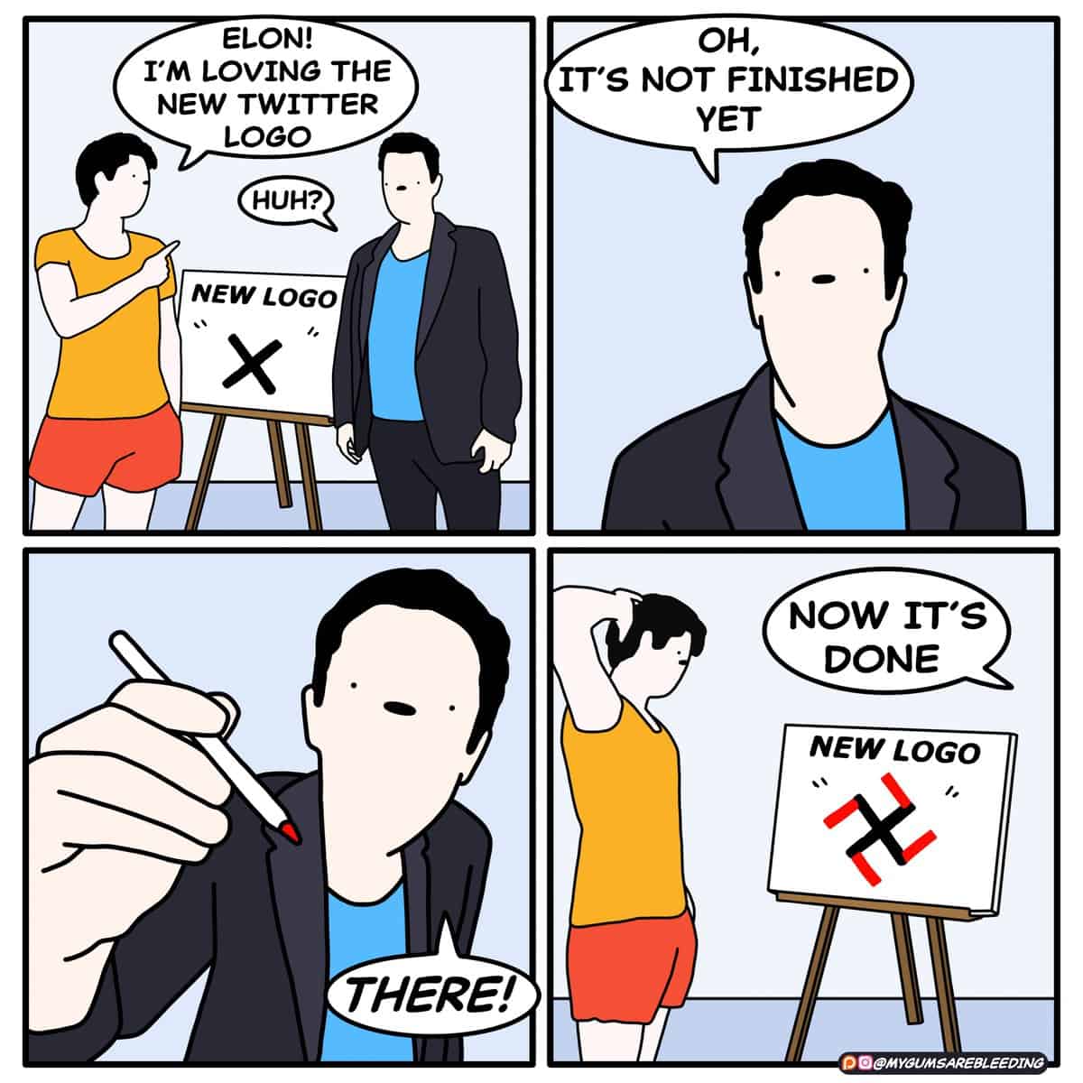 dark humor comics, mygumsarebleeding, funny web comics, bleak humor, twisted comics, existential humor, absurd jokes, adulting struggles, modern life comics, bleak humor, twisted humor