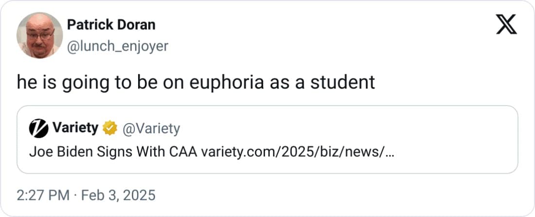 he is going to be on euphoria as a student