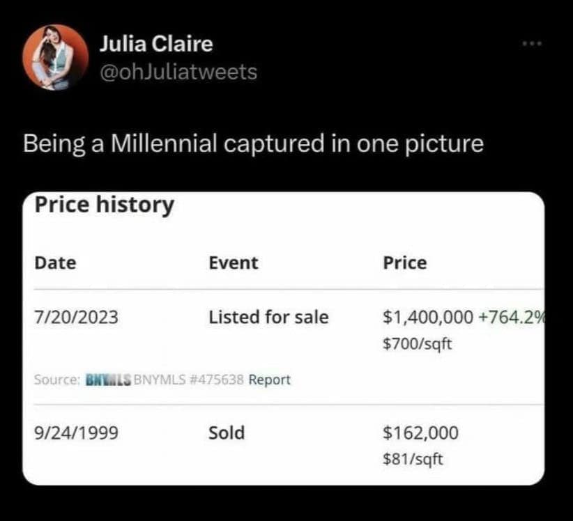 Being a Millennial captured in one picture