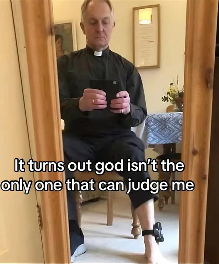 It turns out god isn't the only one that can judge me