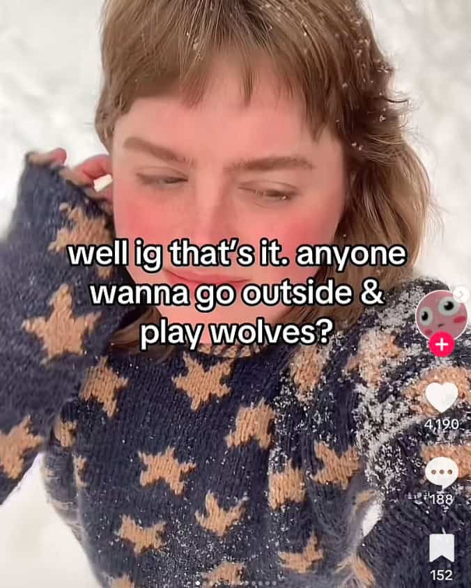 well ig that's it anyone wanna go outside & play wolves?