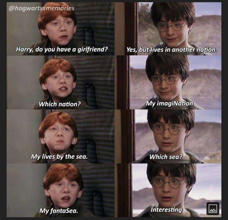harry potter memes, wizarding world humor, Hogwarts jokes, Potterhead memes, fandom humor, pop culture jokes, magical humor, fan culture, internet jokes