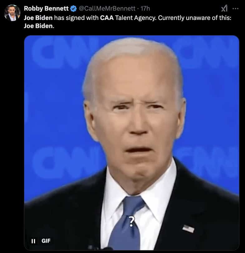 joe biden CAA memes, Joe biden hollywood memes, Joe Biden career move, Biden post-presidency, Biden after White House, Joe Biden new job), Hollywood memes, celebrity meme reactions, viral movie memes, entertainment industry jokes,, Biden jokes, political humor, presidential memes, Joe Biden funny moments