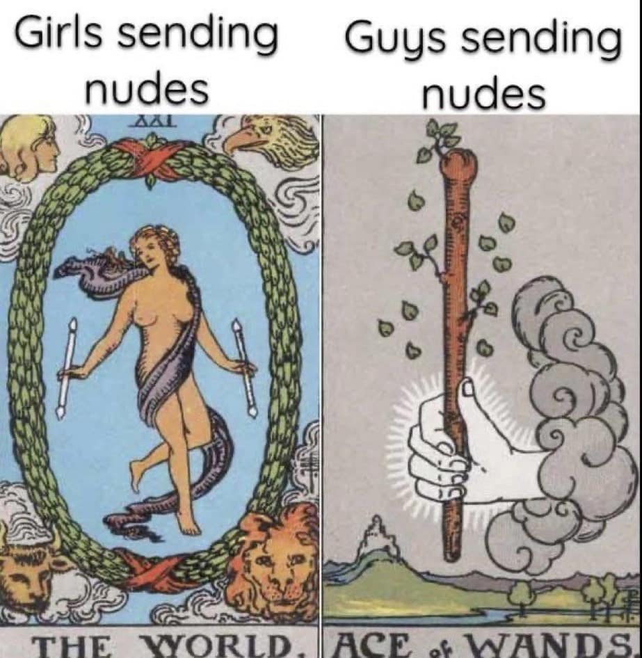 Girls sending Guys sending nudes nudes THE WORLD ACP WANDS