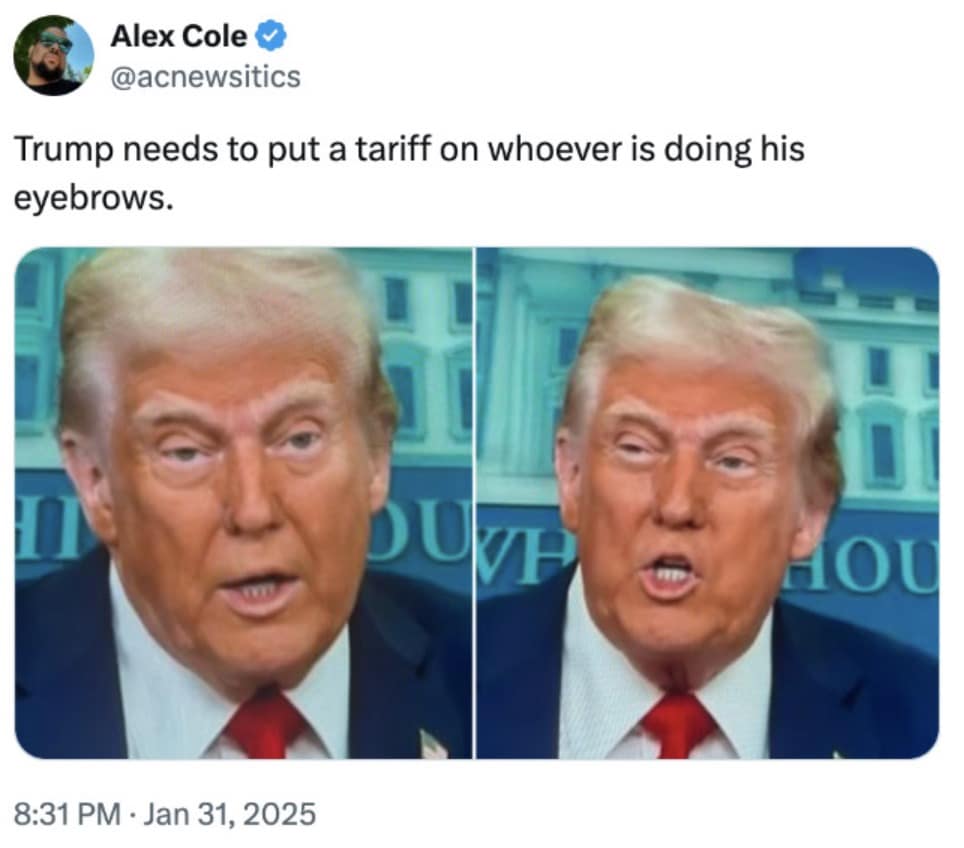Trump tariffs memes, tariff memes, tariff comedic references, trade policy gags, duty-based jokes, trade war jokes, global fee humor, cross-border comedic tension, political memes, governance comedic angles, legislative wisecracks, tariff humor, surcharge comedic bits, commerce-based snark
