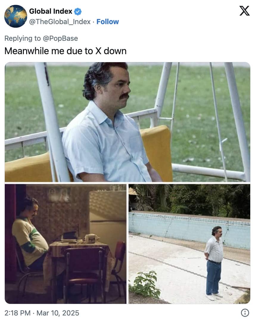 x outage memes, twitter hack memes, twitter outage memes, X hacked, X meltdown memes, Twitter downtime memes, Twitter crash memes, Elon Musk memes, billionaire humor, visionary fiascos,