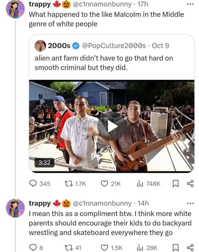 What happened to the like Malcolm in the Middle genre of white people