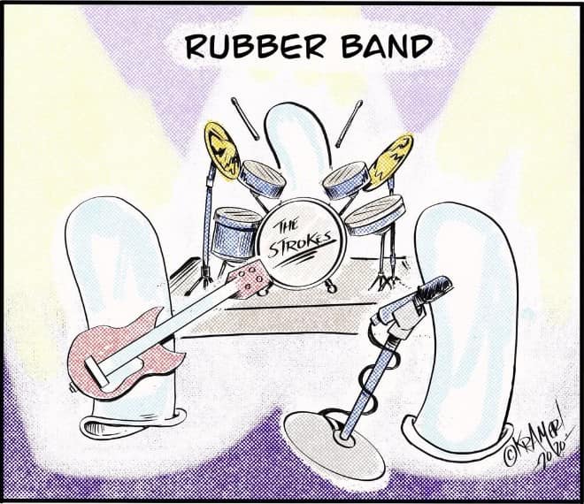 dark humor comics, david kramer, macabre cartoons, bleakly comedic strips, grim humor panels, twisted comics, warped storytelling, nightmarish visuals, morbid humor, chilling wit, ghastly punchlines, offbeat cartoons, quirky drawings, unusual comic panels