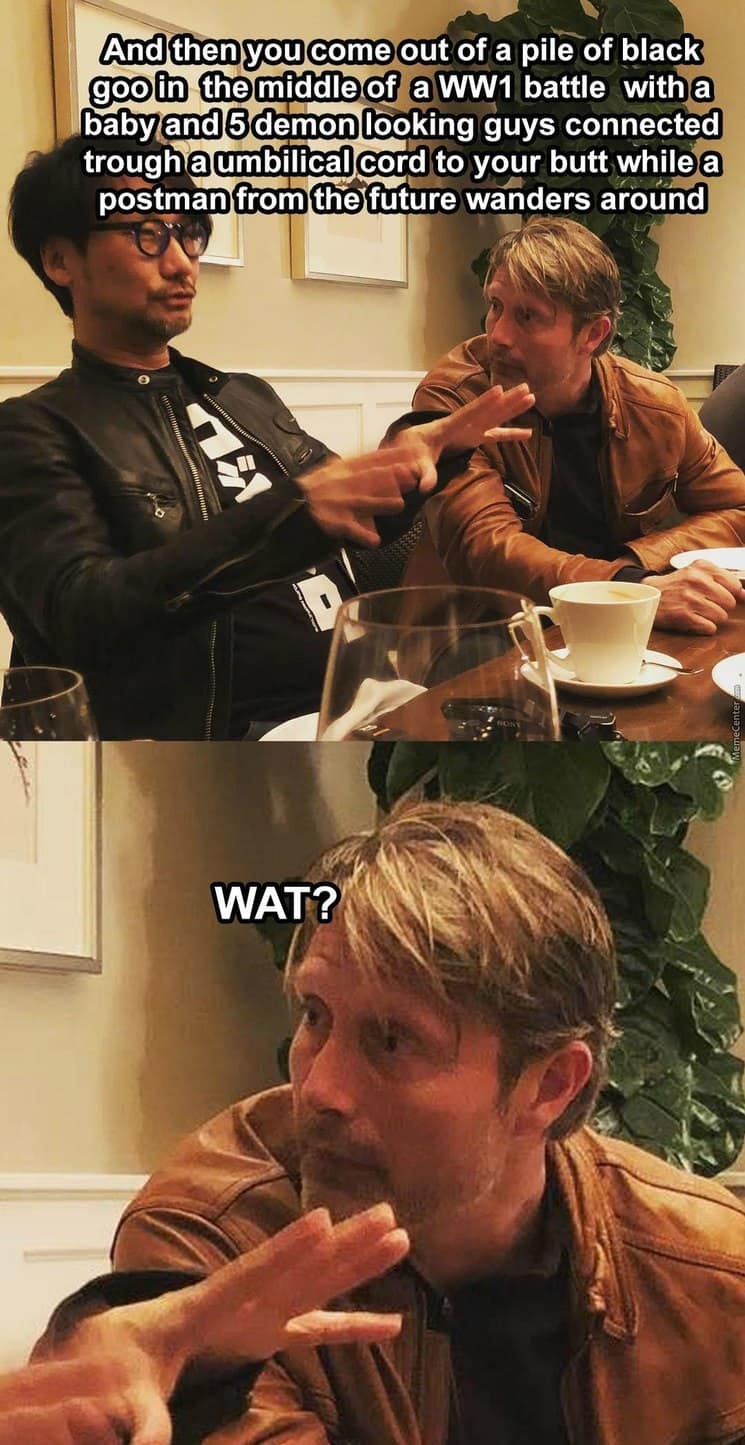 death stranding meme, death stranding memes, Death Stranding 2 trailer, Death Stranding sequel, Death Stranding 2 release date, new Kojima game, Norman Reedus memes, Sam Porter Bridges jokes, Death Stranding protagonist humor, Norman Reedus gaming memes, Kojima game memes, Hideo Kojima jokes, Kojima storytelling humor, Metal Gear creator memes