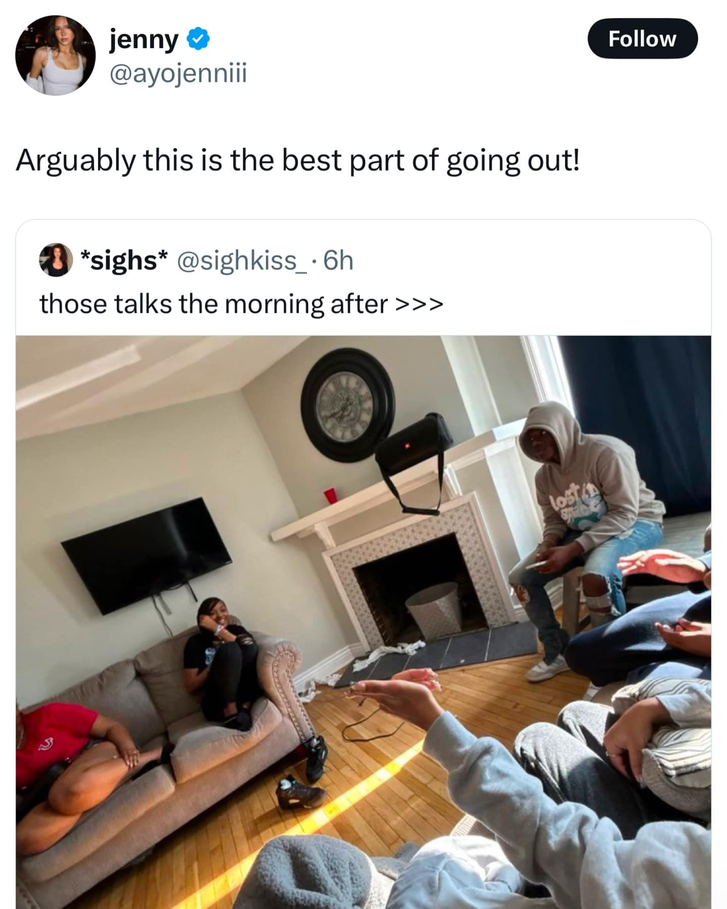 Arguably this is the best part of going out!