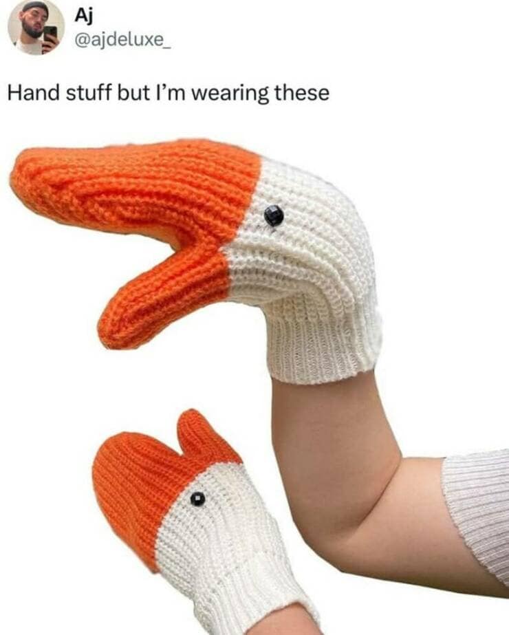 Hand stuff but I'm wearing these