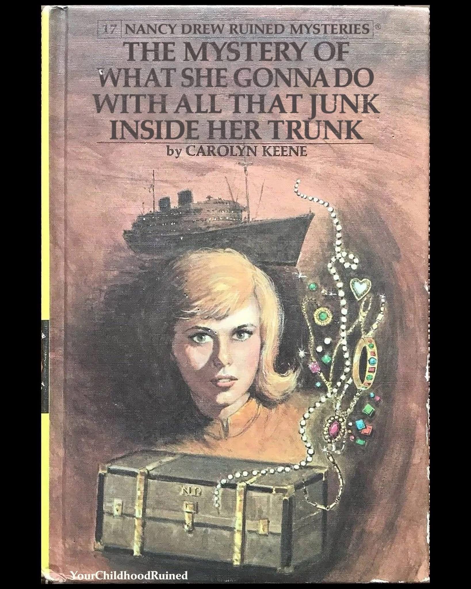 THE MYSTERY OF WHAT SHE GONNA DO WITH ALL THAT JUNK INSIDE HER TRUNK