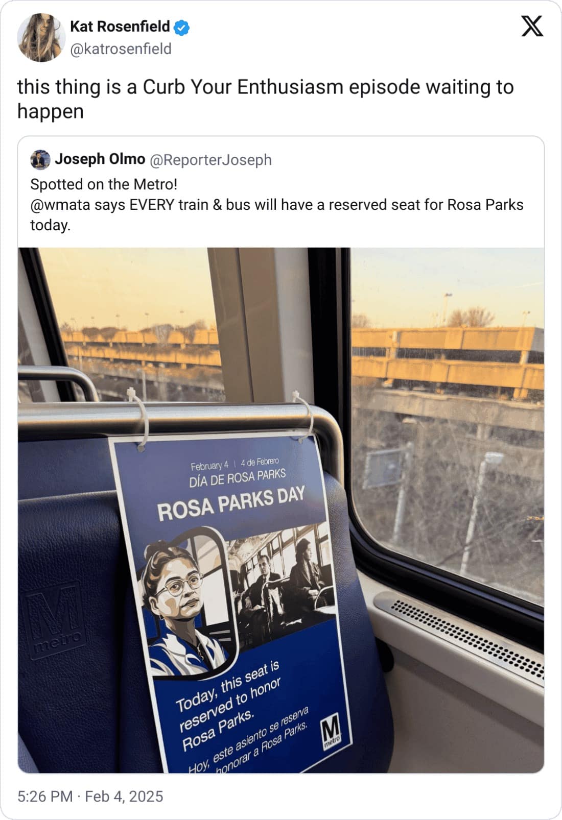 this thing is a Curb Your Enthusiasm episode waiting to happen