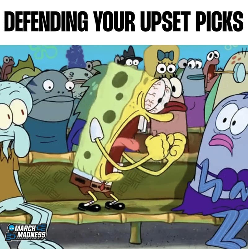 march madness bracket memes, march madness memes, bracket busters, upset specials, underdog shocks