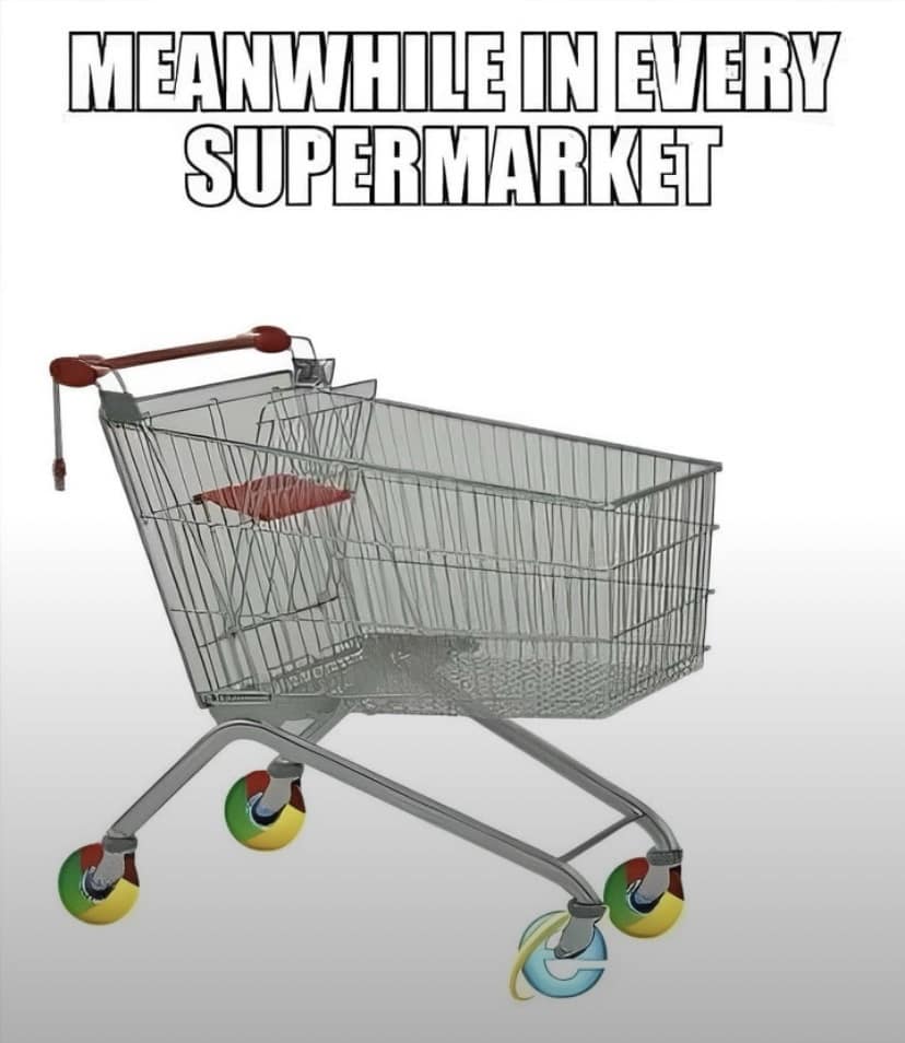 MEANWHILE IN EVERY SUPERMARKET