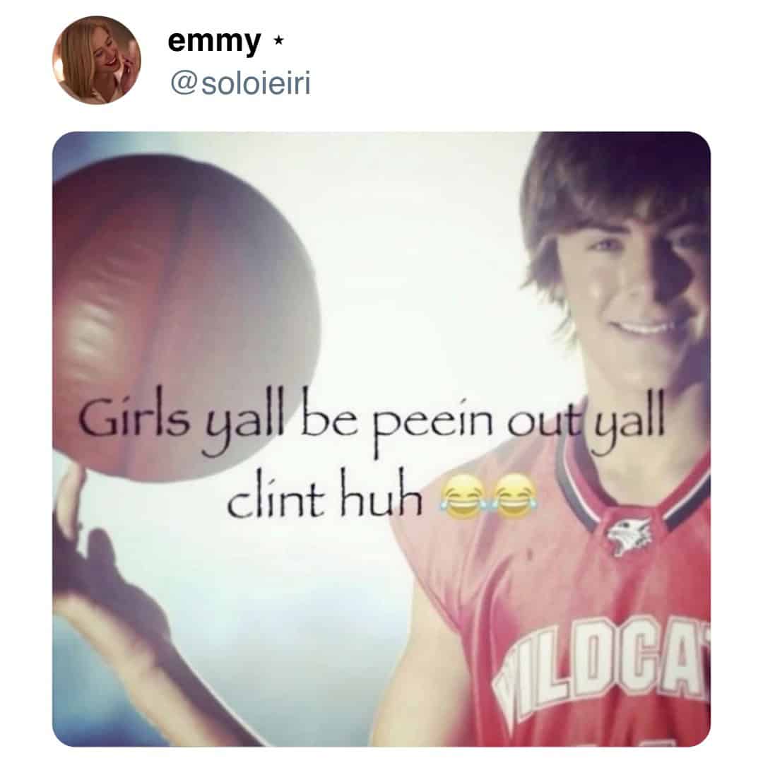emmy * @ soloieiri Girls yall be peein out yall clint huh ere ILDGA