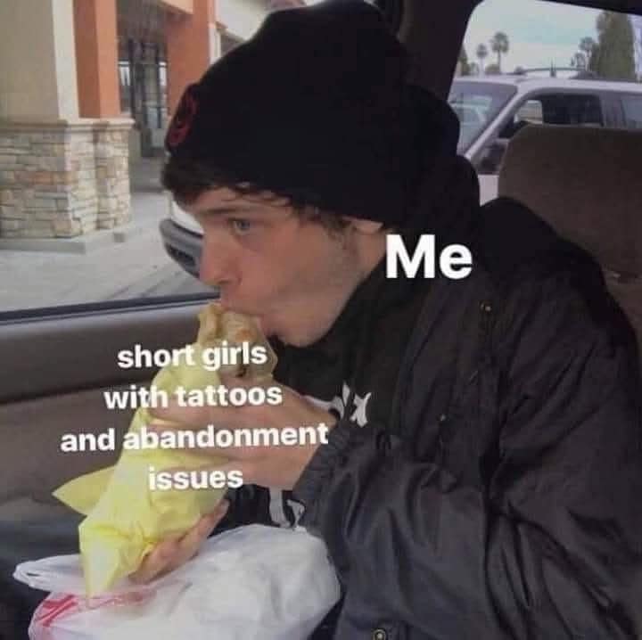 short girls with tattoos and abandonment issues Me