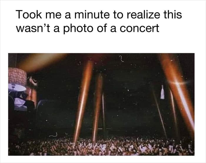 Took me a minute to realize this wasn't a photo of a concert