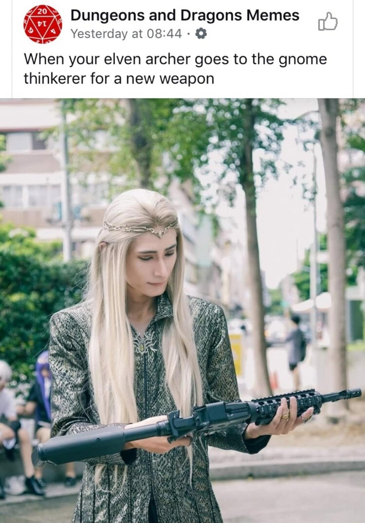 20 Dungeons and Dragons Memes Yesterday at 08:44 • 0 When your elven archer goes to the gnome thinkerer for a new weapon