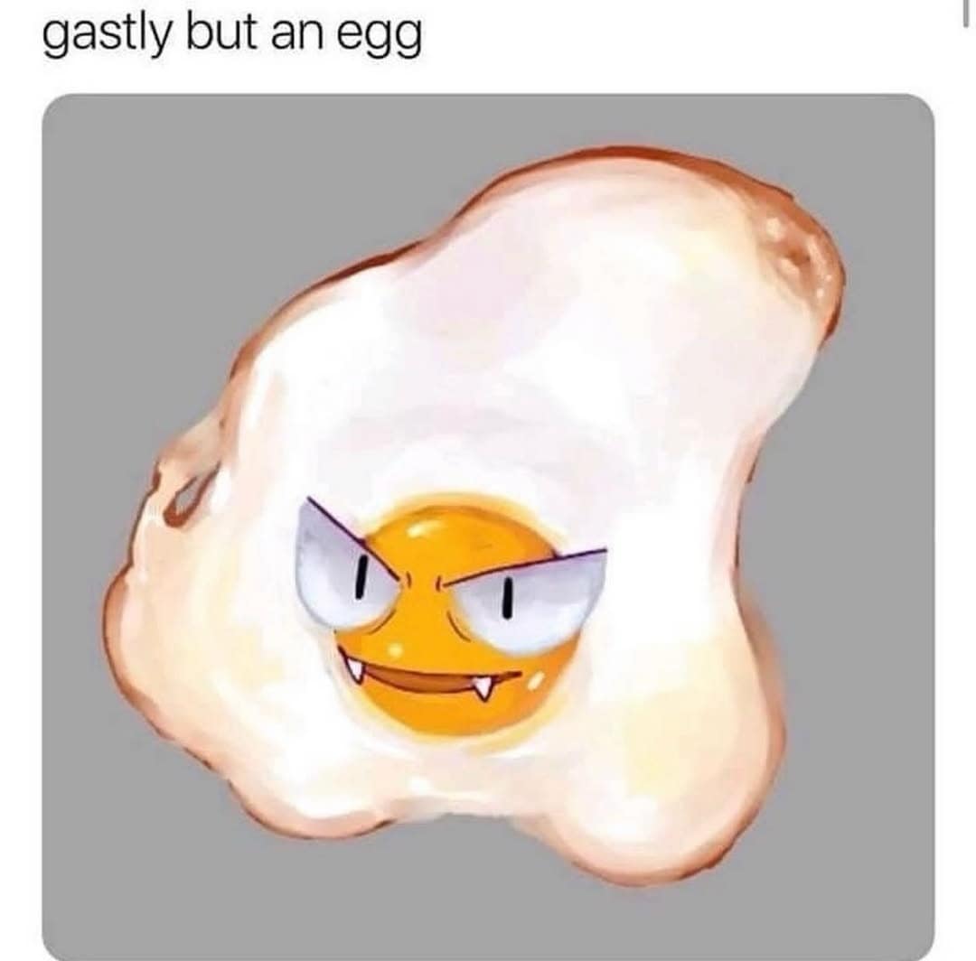 gastly but an egg