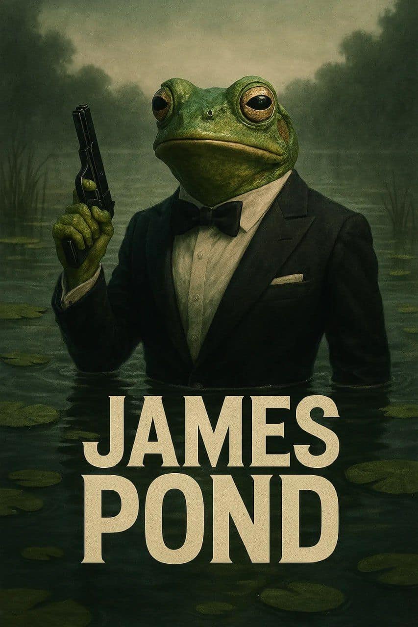 JAMES POND frog meme