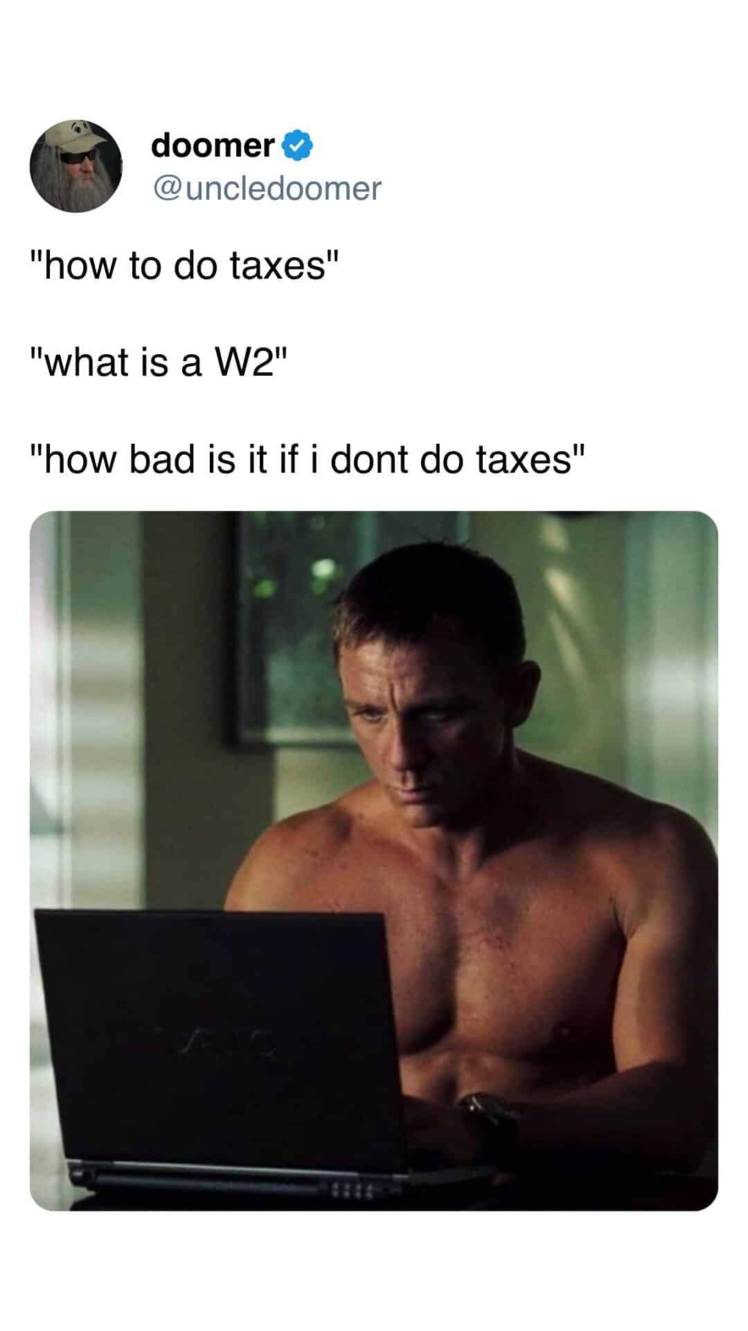 "how to do taxes" "what is a W2" "how bad is it if i dont do taxes"