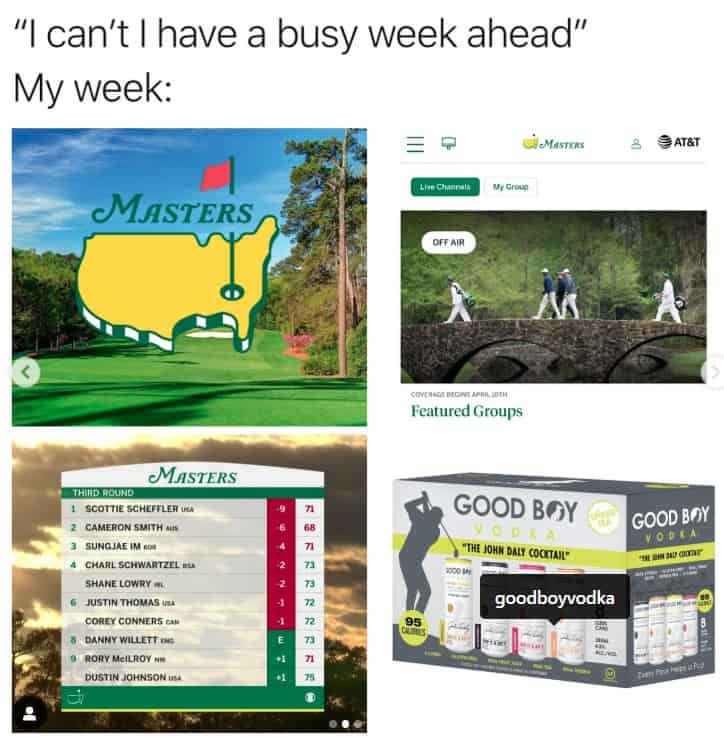 golf memes, 2025 masters memes, Golf Tournament Memes: sports memes, PGA memes, professional golf jokes